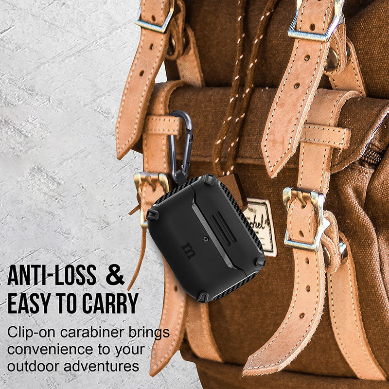 Redmonster Tough Naked Case For AirPods 3rd Generation (Black)