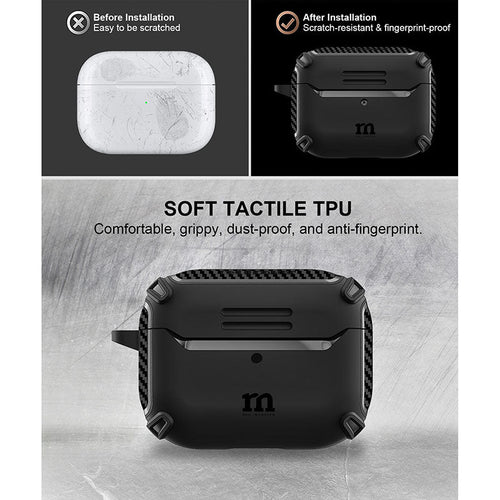 Redmonster Tough Naked Case For AirPods 3rd Generation (Black)