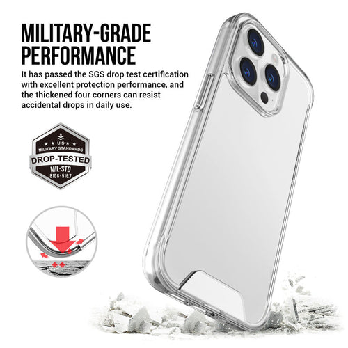 Redmonster iPhone 15 Pro (6.1“) Space Shield Clear Armour Tough Naked Hard