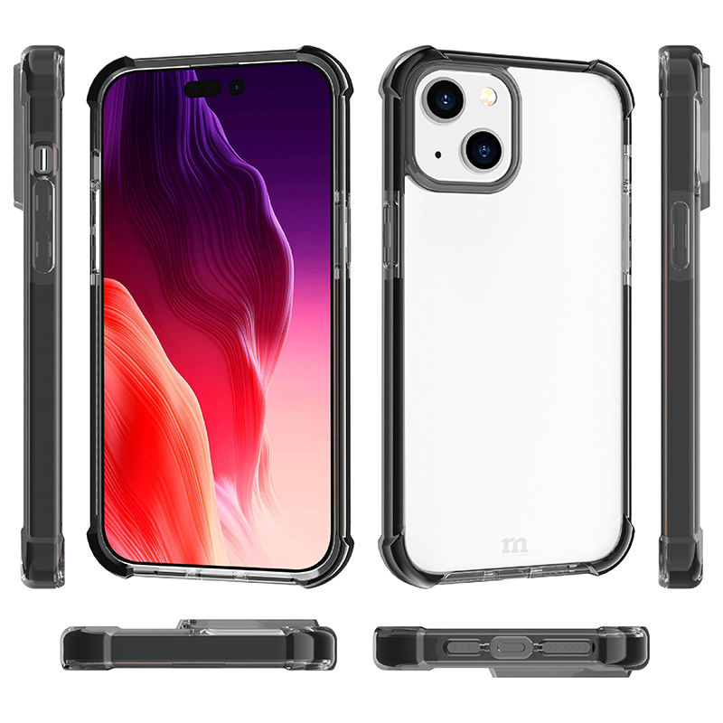 Redmonster iPhone 15 (6.1“) Hybrid Tech Black Armour Tough Naked Hard