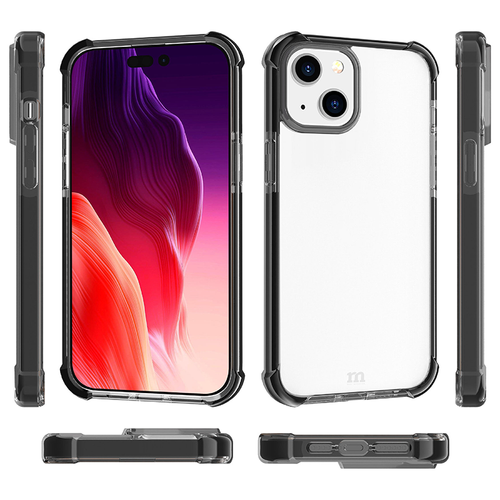 Redmonster iPhone 15 (6.1“) Hybrid Tech Black Armour Tough Naked Hard