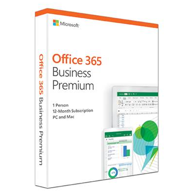 Microsoft Office 365 Business Premium 1Year Subscription 5 PCs/Macs
