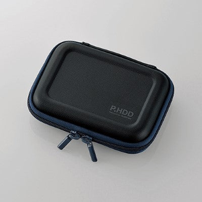 Elecom HDC-SH001BK Portable HDD Case [Semi Hard Size-S] (Black)