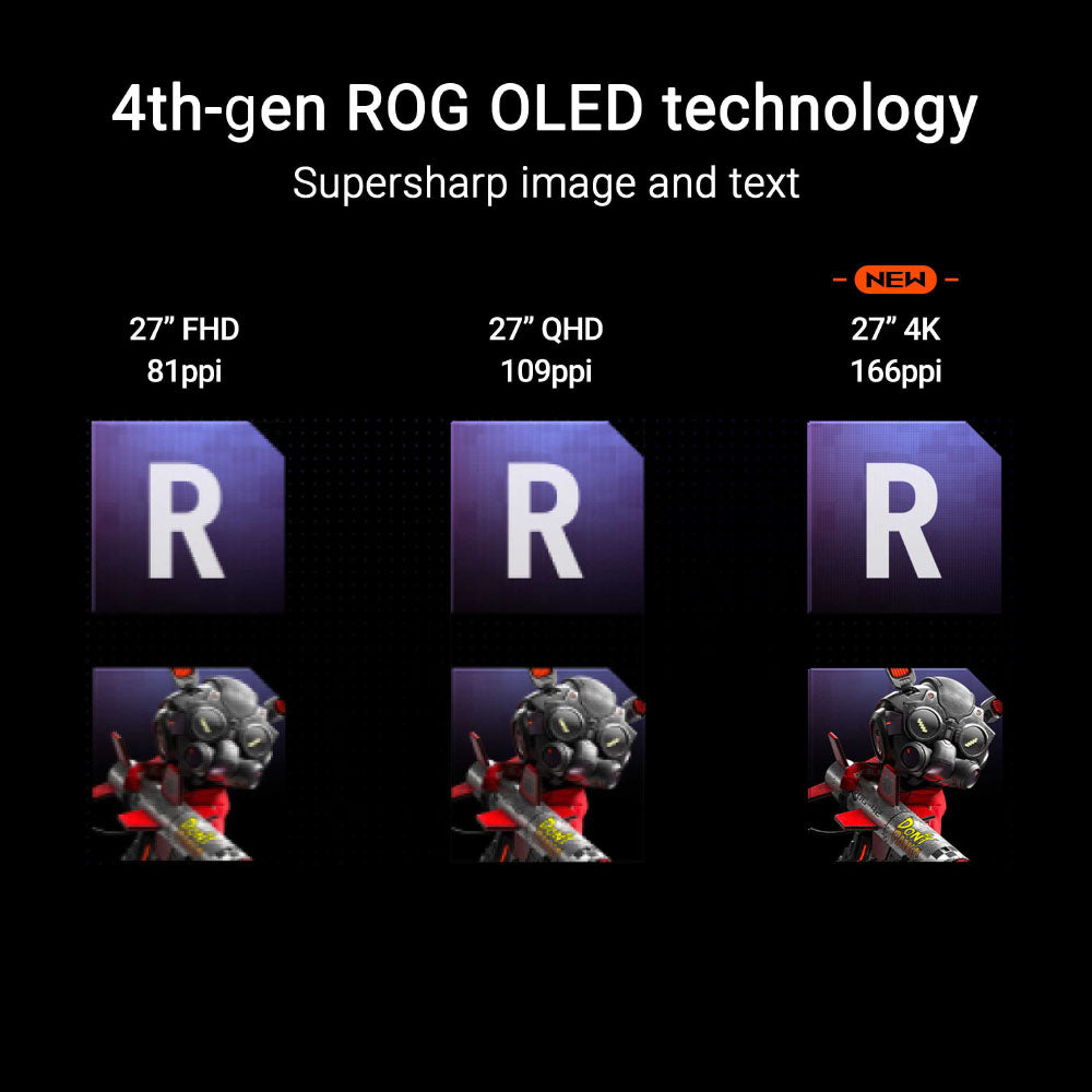 Asus ROG Strix OLED XG27UCDMG - 27 4K QD-OLED 240Hz Gaming Monitor