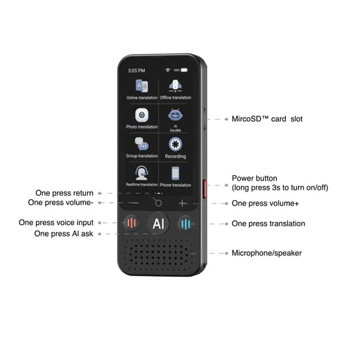 Valore AI Translator (AI-001) - Grey