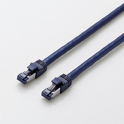 Elecom LD-OCTT-BM101m Cat8 LAN Cable (Blue)