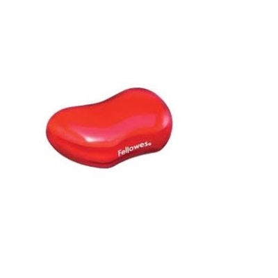 Fellowes Crystal Gel Flex Wrist Rest (Red) (F91677)