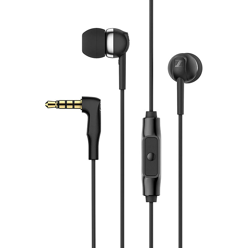 Sennheiser CX 80S Earphones with Mic (Black)