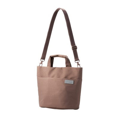 Elecom OFFTOCO Mini Tote Bag 2-way Bottle Holder / Stand (Brown)