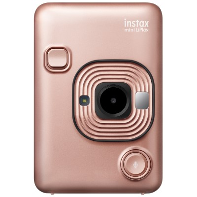Fuji Instax Mini LiPlay Instant Camera (Blush Gold)