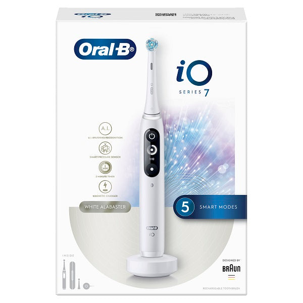 Oral B IOM 72A11B IO Series 7 Rechargeable Toothbush (White)