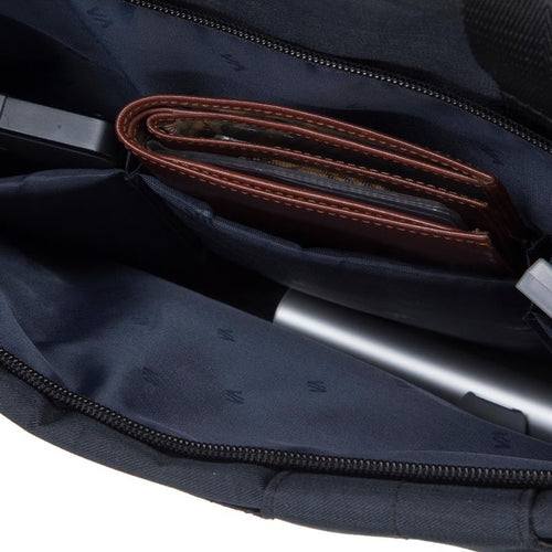 Rivacase Biscayne Laptop Bag 15.6, Black