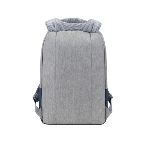 Rivacase Prater Anti-Theft Laptop backpack 15.6, Grey/Blue