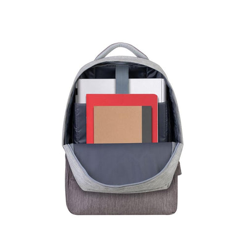 Rivacase Prater Anti-Theft Laptop backpack 15.6, Grey/Mocha