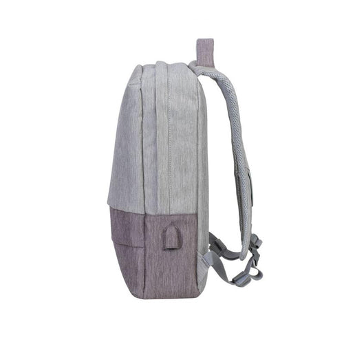Rivacase Prater Anti-Theft Laptop backpack 15.6, Grey/Mocha