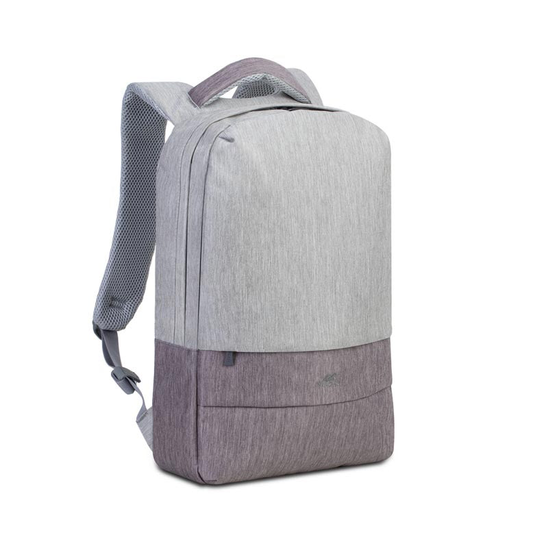 Rivacase Prater Anti-Theft Laptop backpack 15.6, Grey/Mocha