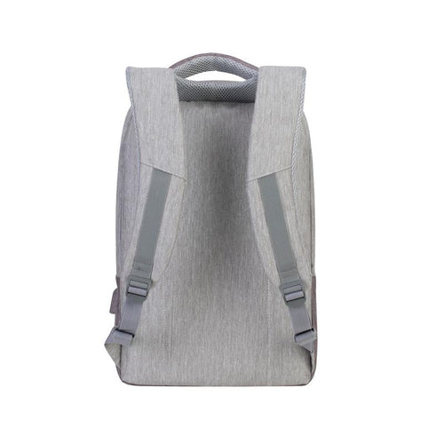 Rivacase Prater Anti-Theft Laptop backpack 15.6, Grey/Mocha