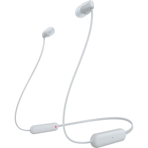 Sony WI-C100 Bluetooth Earphones (White)