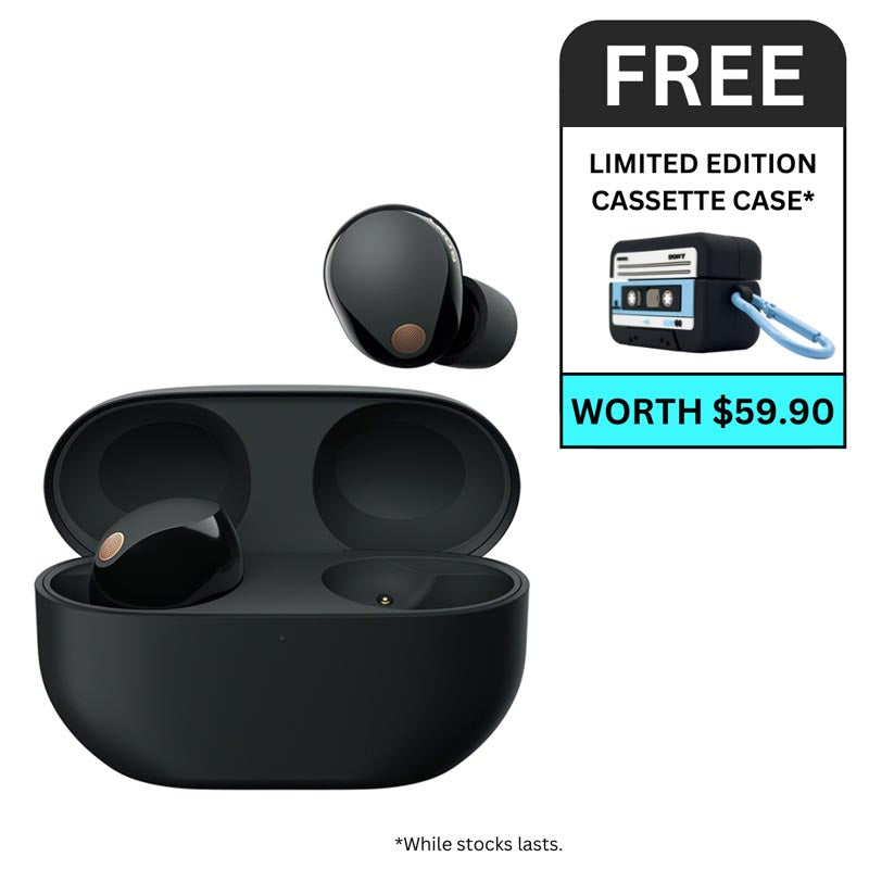 Sony WF-1000XM5 Wireless Noise Cancelling Earphones (Black)