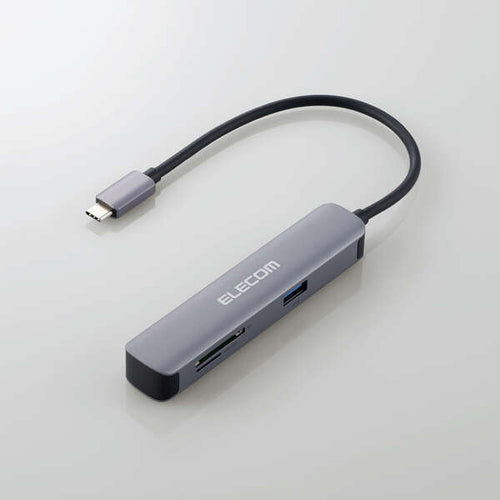 Elecom DST-C16SV TYPEC DOCKING STATION USB3.1 GEN1 X 2 PORT SD MICRO SD SLOT (Silver)