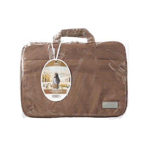 Elecom 14-inch PC Inner Bag with Shoulder Strap (Latte brown)