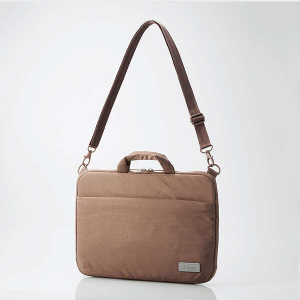 Elecom 14-inch PC Inner Bag with Shoulder Strap (Latte brown)