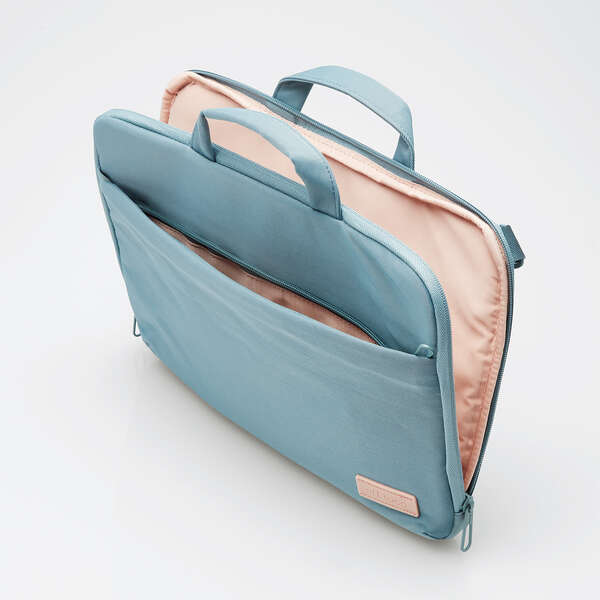 Elecom 14-inch PC Inner Bag with Shoulder Strap (Shade green)