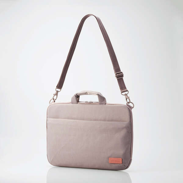 Elecom 14-inch PC Inner Bag with Shoulder Strap (Rose gray)