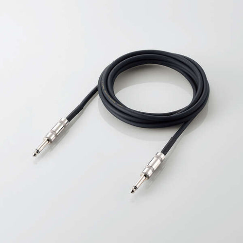 Elecom DH-SH30BK Shielded Cable For Instrument 3M Black
