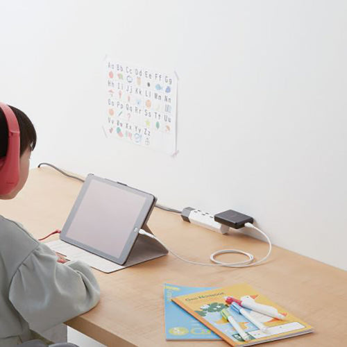 Elecom 1m USB-A To Lightning Easy Grip Cable (Light Blue)