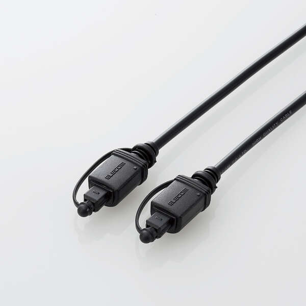 Elecom DH-OPT20BK Optical Cable 2.0M