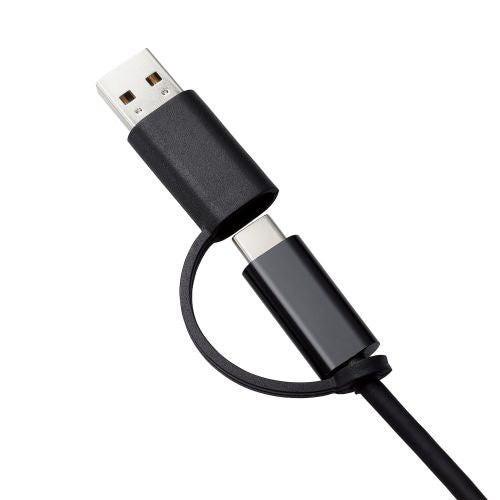 Elecom AD-HDMICAPBK USB C/USB A connector 4K HDMI Adapter