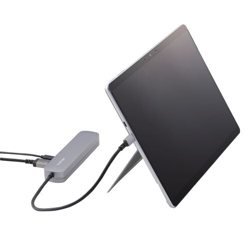 Elecom DST-C20SV USB C Docking Station Usb-A×2 Hdmi×1 Usb-C×2 Sd+Microsd Magnet Stand