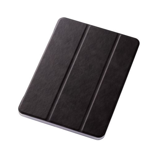Elecom iPad Pro 11-inch Soft Leather Flap Clear Case 2 Angle Blk