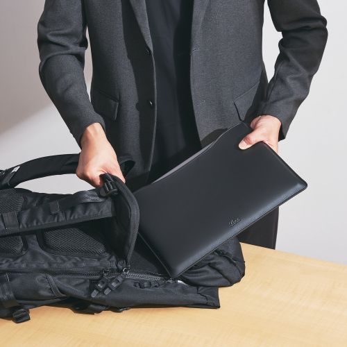 Elecom BM-IBSVM2214BK Soft leather Inner sleeve MacBook  14 (Black)