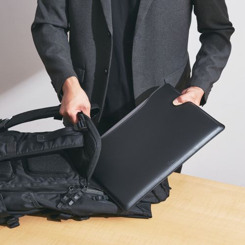Elecom BM-IBSVM2216BK Soft leather Inner sleeve MacBook  16 (Black)