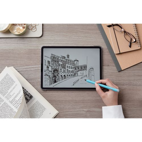 Elecom P-TPACAPEN02BU Rechargeable Active Touch Pen for iPad (Triangle) Blue