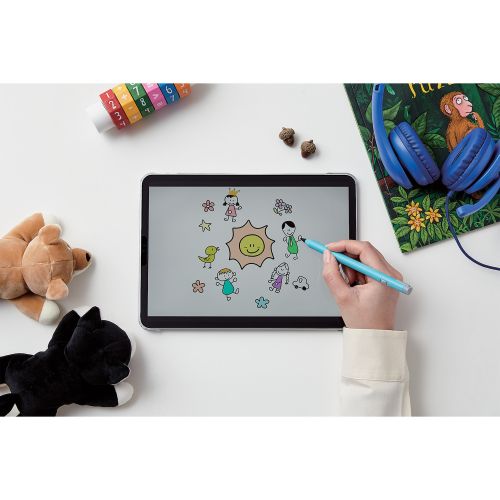 Elecom P-TPACAPEN02BU Rechargeable Active Touch Pen for iPad (Triangle) Blue