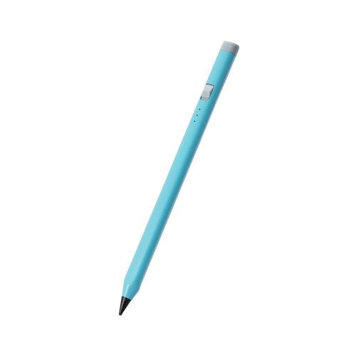 Elecom P-TPACAPEN02BU Rechargeable Active Touch Pen for iPad (Triangle) Blue