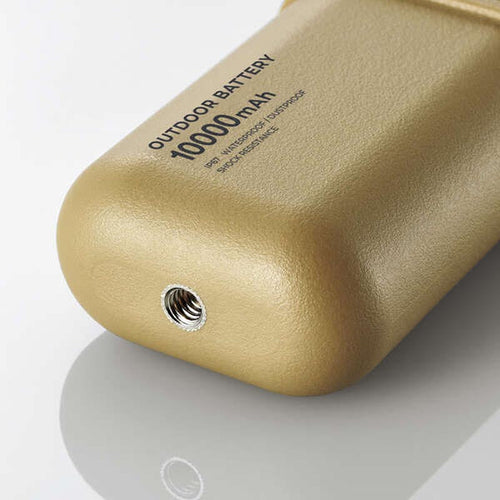 Elecom DE-NEST10000ABE 10000mAh 20W 1C1A Power Bank (Beige)