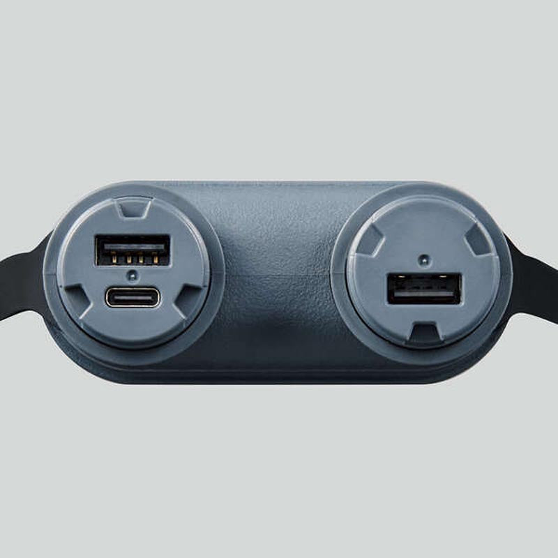 Elecom DE-NEST15000AGY 15000mAh 32W 1C2A Power Bank (Grey)