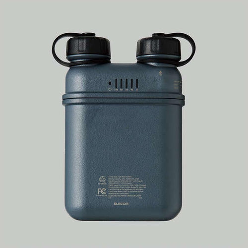 Elecom DE-NEST15000AGY 15000mAh 32W 1C2A Power Bank (Grey)