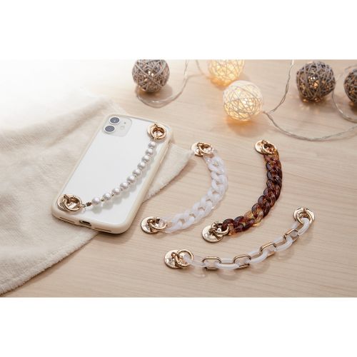 Elecom P-STKHCHSBR Key Ring Hanger Chain Flat (Brown)