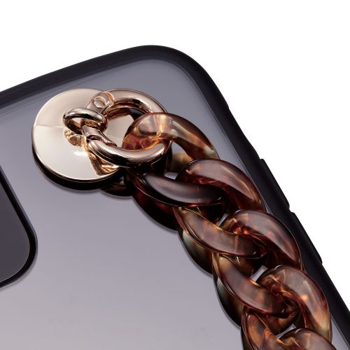 Elecom P-STKHCHSBR Key Ring Hanger Chain Flat (Brown)