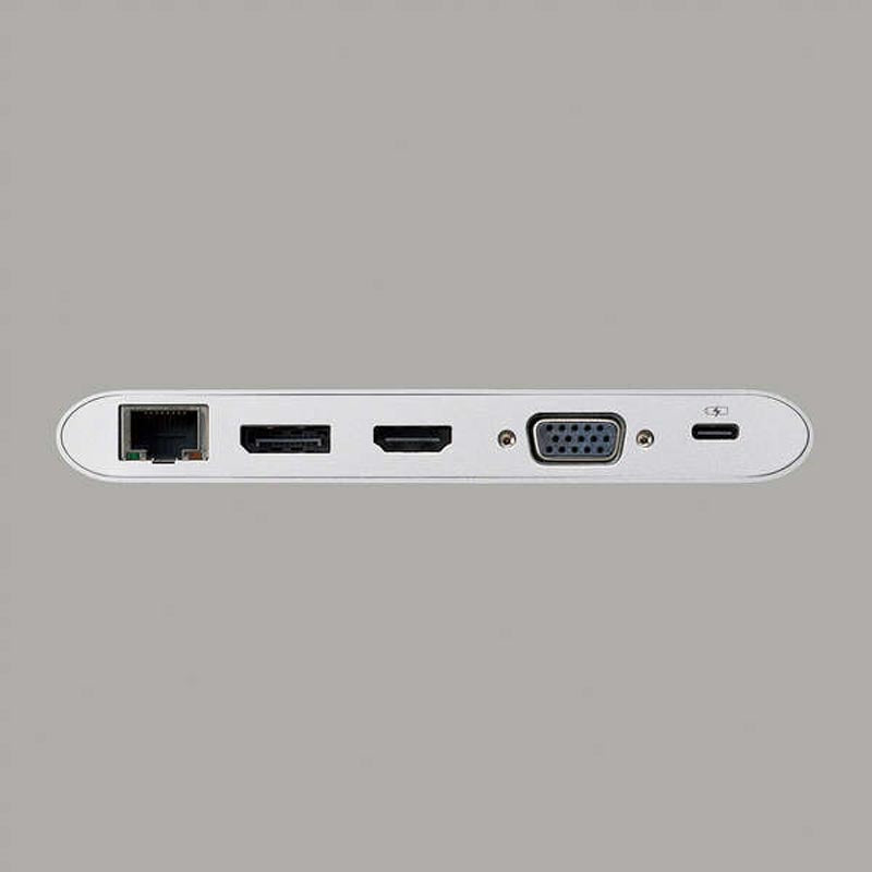 Elecom DST-C28SV 11 in 1 Docking Station HDMI/DP/VGA/3X USB3.2(Gen 1)/Lan Port/SD & Micro SD  PD100W