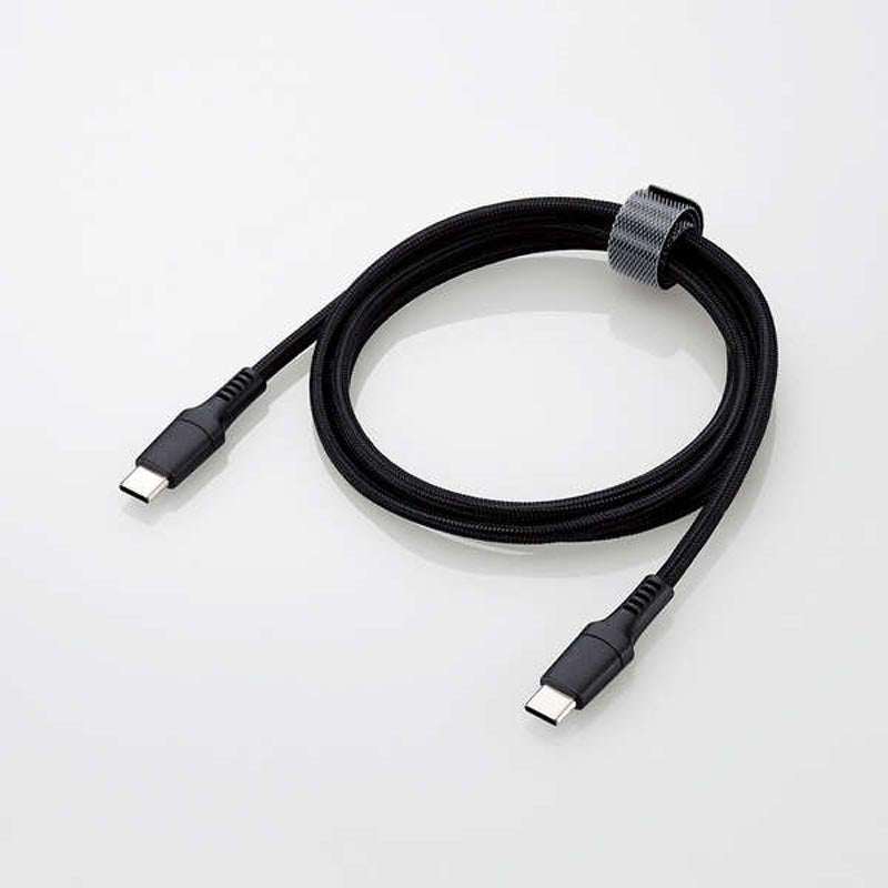 Elecom MPA-CC5PS10BK USB C To USB C Cable PD 100W 1M