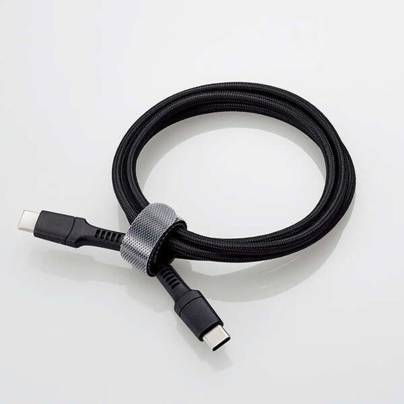 Elecom MPA-CC5PS10BK USB C To USB C Cable PD 100W 1M