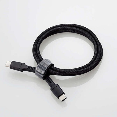 Elecom MPA-CC5PS10BK USB C To USB C Cable PD 100W 1M