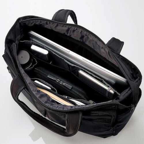 Elecom BM-TBBGBK Business Tote bag L capacity type (Black)