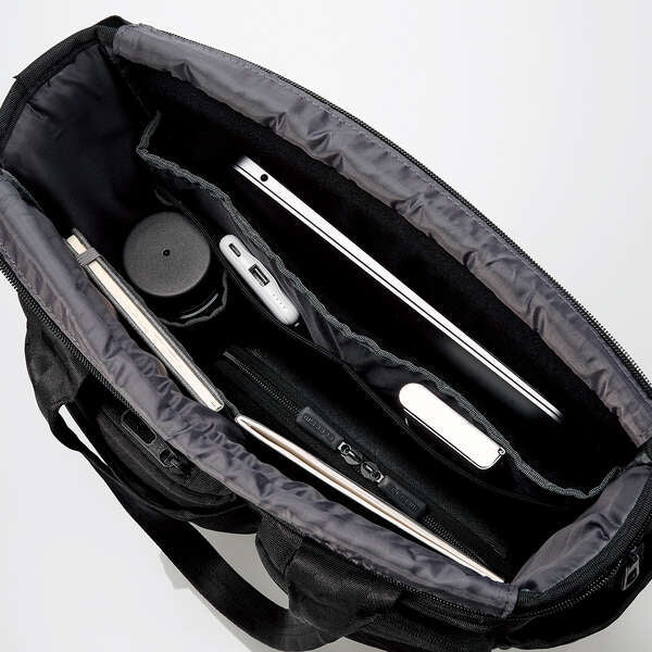 Elecom BM-TBSDBK Business Tote bag Organizing  Type (Black)